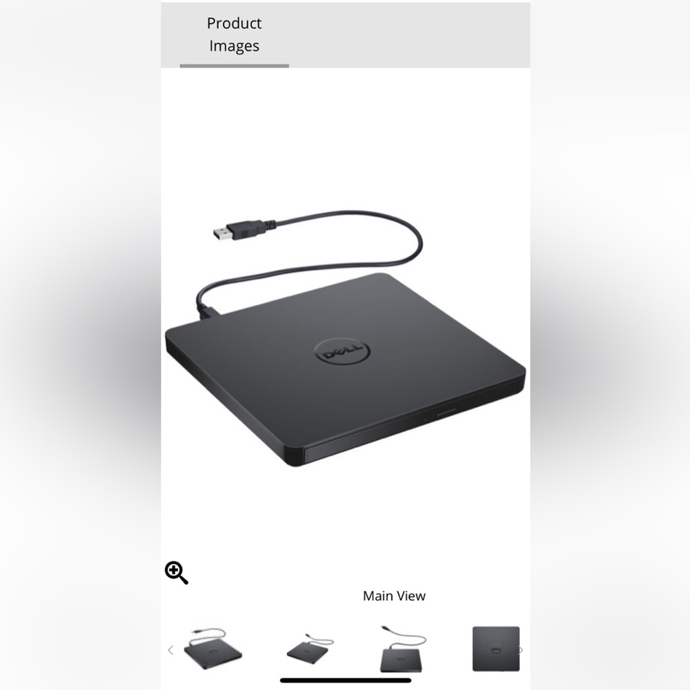 Dell external USB DVD RV drive multi recorder